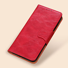 Leather Case Stands Flip Cover Holder M02L for Xiaomi Poco M5S Red