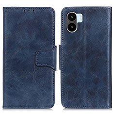 Leather Case Stands Flip Cover Holder M02L for Xiaomi Redmi A2 Blue