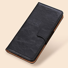 Leather Case Stands Flip Cover Holder M02L for Xiaomi Redmi Note 10S 4G Black