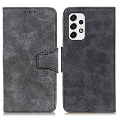 Leather Case Stands Flip Cover Holder M03L for Samsung Galaxy A53 5G Black