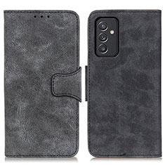 Leather Case Stands Flip Cover Holder M03L for Samsung Galaxy A54 5G Black