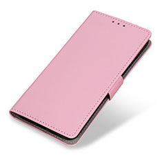 Leather Case Stands Flip Cover Holder M04L for Motorola Moto Edge Plus (2022) 5G Pink