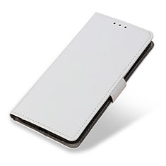 Leather Case Stands Flip Cover Holder M04L for Motorola Moto G Play Gen 2 White