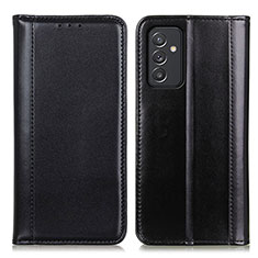 Leather Case Stands Flip Cover Holder M05L for Samsung Galaxy A82 5G Black