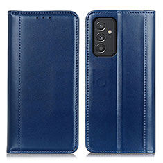 Leather Case Stands Flip Cover Holder M05L for Samsung Galaxy F34 5G Blue