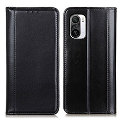 Leather Case Stands Flip Cover Holder M05L for Xiaomi Mi 11i 5G Black