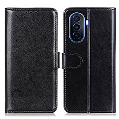 Leather Case Stands Flip Cover Holder M07L for Huawei Enjoy 50 Black