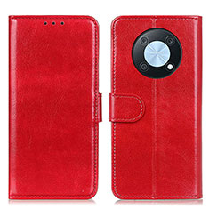 Leather Case Stands Flip Cover Holder M07L for Huawei Enjoy 50 Pro Red