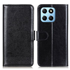 Leather Case Stands Flip Cover Holder M07L for Huawei Honor X8a 5G Black