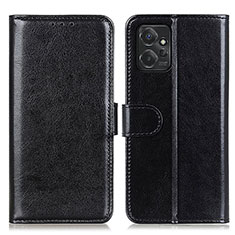 Leather Case Stands Flip Cover Holder M07L for Motorola Moto G Power 5G (2023) Black