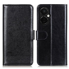 Leather Case Stands Flip Cover Holder M07L for OnePlus Nord CE 3 Lite 5G Black