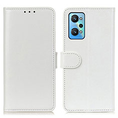 Leather Case Stands Flip Cover Holder M07L for Realme GT Neo2 5G White