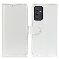 Leather Case Stands Flip Cover Holder M07L for Samsung Galaxy F54 5G White