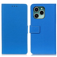 Leather Case Stands Flip Cover Holder M08L for Huawei Honor 60 SE 5G Blue