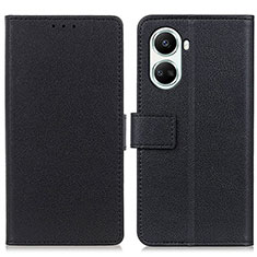 Leather Case Stands Flip Cover Holder M08L for Huawei Nova 10 SE Black