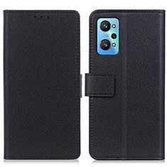 Leather Case Stands Flip Cover Holder M08L for Realme GT Neo2 5G Black