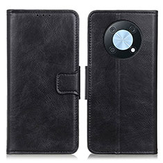 Leather Case Stands Flip Cover Holder M09L for Huawei Enjoy 50 Pro Black