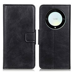 Leather Case Stands Flip Cover Holder M09L for Huawei Honor Magic5 Lite 5G Black