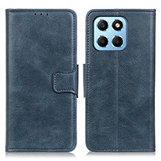 Leather Case Stands Flip Cover Holder M09L for Huawei Honor X6 5G Blue