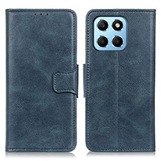 Leather Case Stands Flip Cover Holder M09L for Huawei Honor X6 Blue