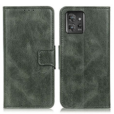 Leather Case Stands Flip Cover Holder M09L for Motorola ThinkPhone 5G Green