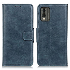 Leather Case Stands Flip Cover Holder M09L for Nokia C210 Blue