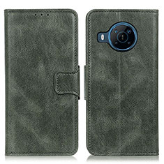 Leather Case Stands Flip Cover Holder M09L for Nokia X100 5G Green