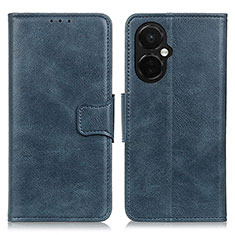 Leather Case Stands Flip Cover Holder M09L for OnePlus Nord CE 3 Lite 5G Blue