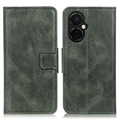 Leather Case Stands Flip Cover Holder M09L for Oppo K11x 5G Green