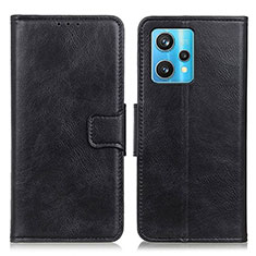 Leather Case Stands Flip Cover Holder M09L for Realme 9 5G Black