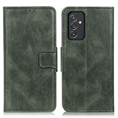 Leather Case Stands Flip Cover Holder M09L for Samsung Galaxy A05s Green