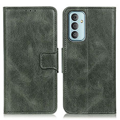 Leather Case Stands Flip Cover Holder M09L for Samsung Galaxy M23 5G Green