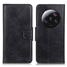 Leather Case Stands Flip Cover Holder M09L for Xiaomi Mi 13 Ultra 5G Black