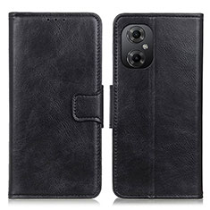 Leather Case Stands Flip Cover Holder M09L for Xiaomi Poco M4 5G Black