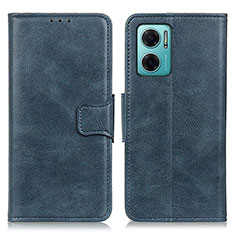 Leather Case Stands Flip Cover Holder M09L for Xiaomi Redmi 11 Prime 5G Blue