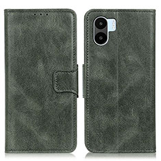 Leather Case Stands Flip Cover Holder M09L for Xiaomi Redmi A1 Green