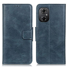 Leather Case Stands Flip Cover Holder M09L for Xiaomi Redmi Note 12R Pro 5G Blue