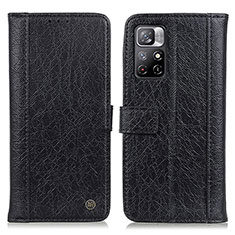 Leather Case Stands Flip Cover Holder M10L for Xiaomi Poco M4 Pro 5G Black