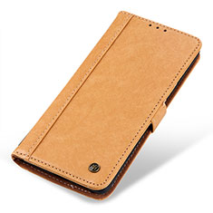 Leather Case Stands Flip Cover Holder M10L for Xiaomi Redmi Note 10 4G Khaki