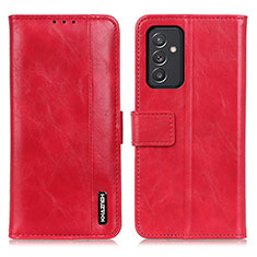 Leather Case Stands Flip Cover Holder M11L for Samsung Galaxy A15 4G Red