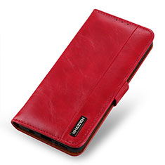 Leather Case Stands Flip Cover Holder M11L for Xiaomi Mi 10i 5G Red