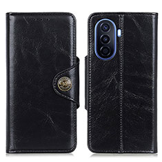 Leather Case Stands Flip Cover Holder M12L for Huawei Enjoy 50 Black