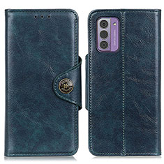 Leather Case Stands Flip Cover Holder M12L for Nokia G310 5G Blue