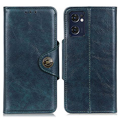 Leather Case Stands Flip Cover Holder M12L for OnePlus Nord CE 2 5G Blue