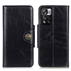 Leather Case Stands Flip Cover Holder M12L for Xiaomi Mi 11i 5G (2022) Black