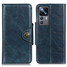 Leather Case Stands Flip Cover Holder M12L for Xiaomi Mi 12T 5G Blue