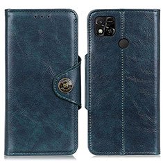 Leather Case Stands Flip Cover Holder M12L for Xiaomi POCO C31 Blue