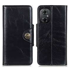 Leather Case Stands Flip Cover Holder M12L for Xiaomi Poco M4 5G Black