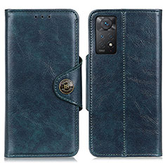 Leather Case Stands Flip Cover Holder M12L for Xiaomi Redmi Note 12 Pro 4G Blue