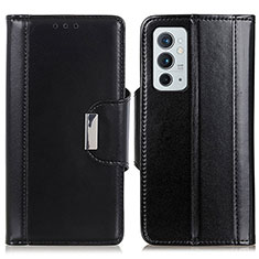 Leather Case Stands Flip Cover Holder M13L for OnePlus 9RT 5G Black